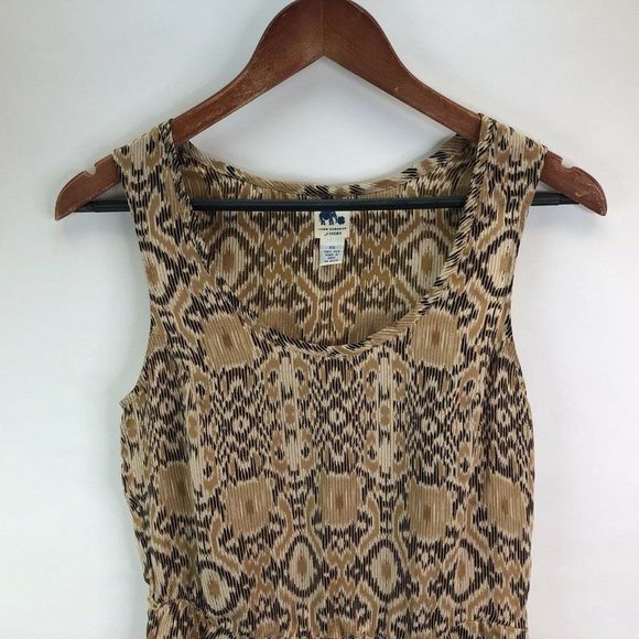 John Robshaw For Lucky Brand Size XS 100% Silk Dre - Picture 2 of 6